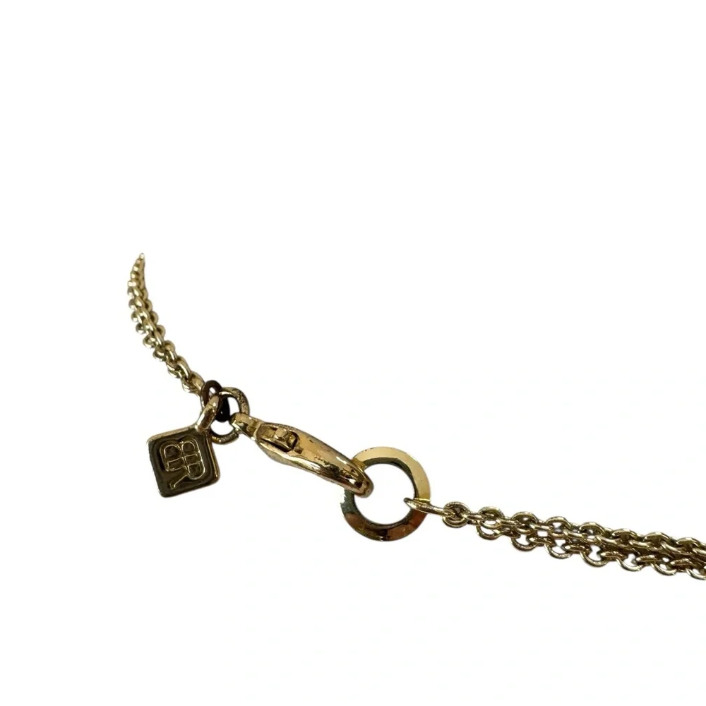 Banana Republic Gold‎ Necklace with Black Accents Quiet Luxury Mob Wife